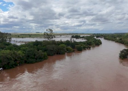 Novo boletim aponta elevação do Rio Dourados de 416 para 423 centímetros